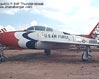 F-84F "Thunderstreak" della pattuglia acrobatica U.S. Air Force "Thunderbirds", Pima Air & Space Museum, Tucson (Arizona). Questa immagine s'ingrandisce in una nuova finestra